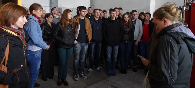 Студенти-технологи НЛТУ на ТзОВ «Кроно-Україна»